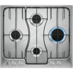 Table de cuisson � gaz crosscook electrolux rgg6242lox en acier inoxydable 60 cm
