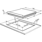 Table de cuisson � gaz encastrable smeg srv564gh3 de 60 cm avec 4 br�leurs