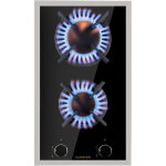 Klarstein - tables de cuisson � gaz, plaque de cuisson gaz � 2 br�leurs, table de cuisson electrique ...