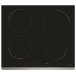 Table de cuisson induction 60cm 4 feux 7400w noir - brandt - bpi1641ux