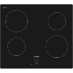 Table de cuisson � induction bosch s�rie 2 pug611aa5e � surface plane, quatre br�leurs, noir