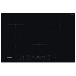 Table de cuisson  induction encastrable whirlpool wb b4877 ne 77 cm 4 feux noir