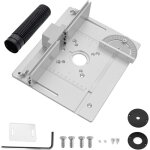 Table d�fonceuse plaque aluminium set, table fraisage insert avec support de torsion coud�, d�fonceuse ...