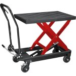 Performance table de d�pose hydraulique sur roulettes, 500 kg