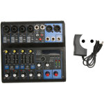 Table de mixage 8 canaux avec effets dsp, bluetooth et mp3 pour studio, sc�ne et streaming - alimentation ...