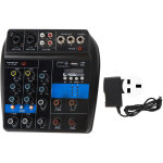 Table de mixage usb 4 canaux st�r�o, �quipement sc�ne professionnel, alimentation 100?240v avec prise ...