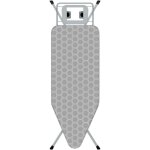 Table � repasser 120 x 45 cm stanew, avec housse en 100% coton, planche � repasser pliable, syst�me anti ...