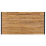 Table restaurant - acier & acacia - bolero