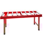 Dema - table  rouleaux 1, 65 m de longueur charge max. de 200 kg
