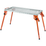 Table de soudure pliable 533x1118 mm etabli de soudage hauteur reglable 4 niveaux capacite de charge ...