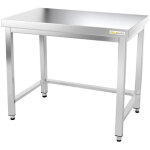 Table de travail en inox 1200 x 500 mm avec renfort premium - goldinox
