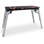 Table de travail multifonctionnelle 5en1 table d'atelier pliante et portable tabli support tlescopique ...