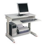 Twinco, poste informatique, largeur x profondeur 900 x 500 mm,