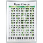 Tableau d'accords de piano imprim� sur papier art - aide - m�moire visuel pour pianistes et compositeurs ...