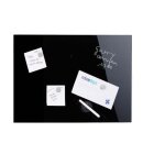 Tableau magnetique en verre noir