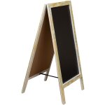 Tableau noir double face en bois chevalet tableau sur pied inscriptible à la craie tableau de rappel ... Tableau noir double face en bois chevalet tableau sur pied inscriptible à la craie tableau de rappel ...