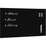 Tableau noir magn�tique mural verre 120x60 cm vidaxl