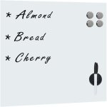 Tableau noir magn�tique mural verre 60x60 cm