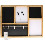Tableau noir avec panneaux magn�tiques, porte - m�mo, marqueur et craie cm60x45x3, 5