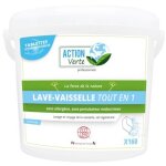 Tablettes lave - vaisselle action verte professionnels - 160 doses