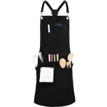 Tablier d'atelier de menuiserie avec 10 poches � outils - tablier de soudure robuste en toile r�sistante ...