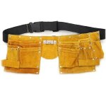 Tablier en cuir travail tool courroie heavy duty professional multi pocket tool organiseur