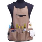 Tablier de jardinage pour femme avec 14 poches 600d oxford tablier de travail tablier de protection r�glable ...