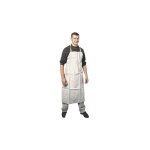 Tablier de protection pvc apron double enduction 120x90cm blanc - coverguard - 56181