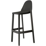Scab - tabouret design, tabouret de bar piu 65cm gris en plastique design