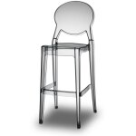 Scab - tabouret design, tabouret de bar igloo barstool 65 cm gris en plastique design