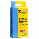 Tacwise - bo�te de 1000 agrafes pointes divergentes en acier inoxydable � couronne �troite type 91 l. ...