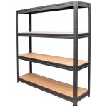Tag�re � charges lourdes, charge maximale par �tag�re 500 kg, hxlxp 1770x1800x450 mm, rayonnage de stockage, ...