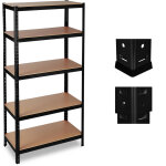 Tagère charge lourde, meuble de rangement à clip, cave charge 1325 kg, garage, 180x90x60 cm, acier, mdf, ... Tagère charge lourde, meuble de rangement à clip, cave charge 1325 kg, garage, 180x90x60 cm, acier, mdf, ...