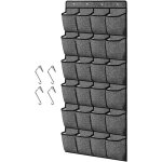 Tag�re � chaussures � suspendre au - dessus de la porte ? sac de rangement mural avec 24 grandes poches ...