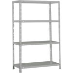 Tag�re rangement, 1500x800x300 mm, 4 niveaux, 75 kg capacit� de charge et point de flexion, m�tal , �tag�re ...