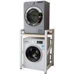 Tag�re de rangement pour laveuse et s�cheuse, unit� de rangement pour machine � laver, kit d'empilage ...