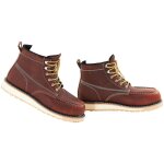 Uk taille 8 bottes de travail � bout en acier, imperm�ables � bout mocassin pour hommes, bottes antid�rapantes ...