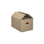 Cartons de dmnagement kraft brun double cannelure h 35 x l 50 x p 28 cm - lot de 10