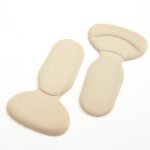 Talonnettes 2 en 1 en forme de t avec coussinets en silicone demi - taille, talons hauts antid�rapants ...
