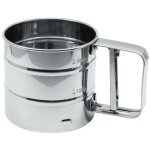 Tamis de farine en inox 10 cm fm professional