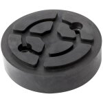 Tampon caoutchouc rond avec renfort 2 rondelles mtalliques 120x32mm pour pont lvateur launch, twin ...