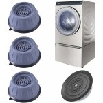 Tampons � pied machine � laver 4 pi�ces universal tapis anti - vibration pour machine � laver - caoutchouc ...