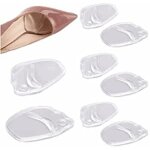 Taosheng 4 paires de semelles int�ries en gel pour l'avant - pied coussinets de pied avant - pied en ...