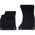 Tapis avant noirs pour : audi a4 b8 berline, break, avant, allroad (2007 - 2015)