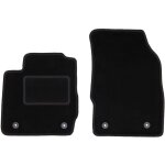 Tapis avant noirs pour mazda 2 ii � hayon (2007 - 2015)