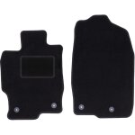 Tapis avant noirs pour : mazda 6 ii gh berline, break, liftback, hayon (2007 - 2012)