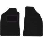 Tapis avant noirs pour : mazda bt - 50 pick - up (2007 - 2012)