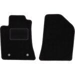 Tapis avant noirs pour : toyota avensis ii t25 break, liftback, berline (2003 - 2009)