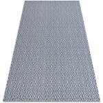 Rugsx - tapis casa eco sizal boho diamants 22084 bleu fonc� / cr�me, tapis en coton recycl� blue 114x170 ...