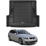 Tapis de coffre 3d tpe premium pour bmw s�rie 3 e91 touring 2004 � 2011, bac de protection de coffre ...